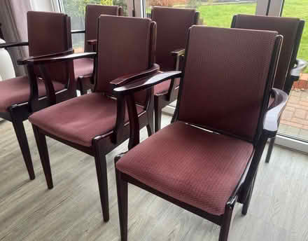 Photo of free Set of 6 Dining Chairs (Refurb Project) (East Harling NR16) #1