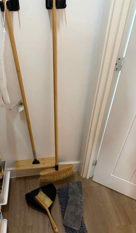 Photo of free Bamboo Mop and broom (Whiteley PO15) #2
