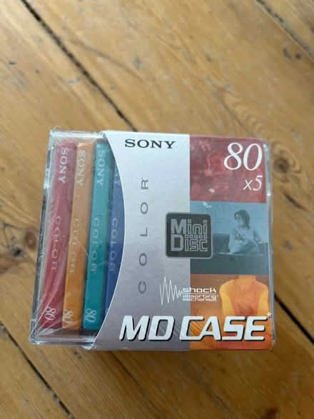 Photo of free Sony mini disc player and sealed MD cases (Acton W5) #3