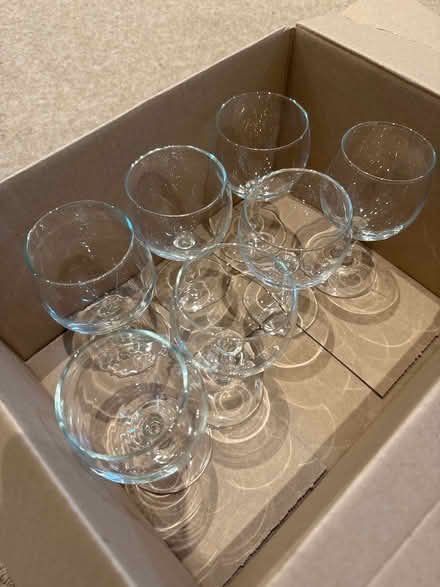 Photo of free 7 wine glasses (Madley Park OX28) #1