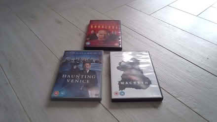 Photo of free DVD films (Macbeth, Conclave, Haunting in Venice) (Loughborough LE11) #1