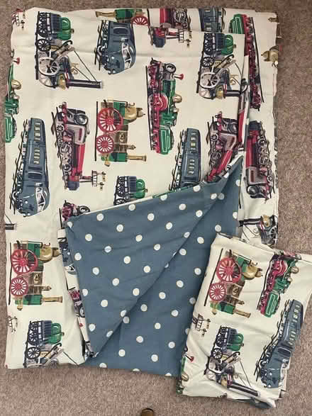 Photo of free Cath Kidston vintage trains single duvet set (Harborne B17) #1