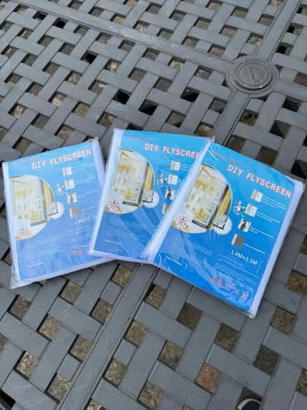 Photo of free Pack Of 3 Insect Mesh Curtains - Each 1.4 x 1.5m in size (Spring Park CR0) #1