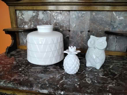 Photo of free White owl and other decorative items (Allerton L18) #1