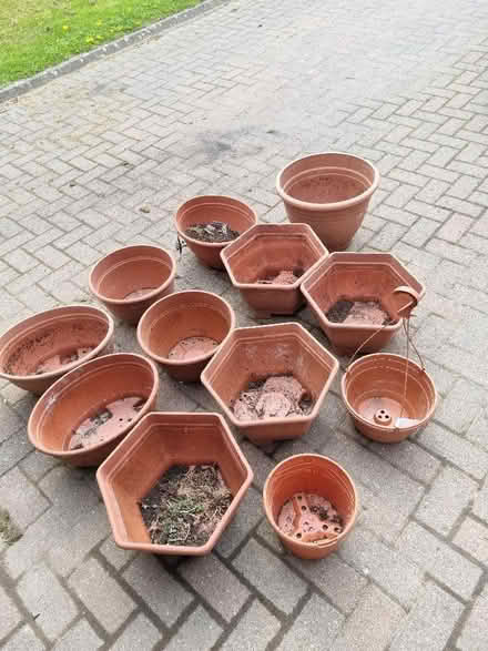 Photo of free Plant pots and hanging basket (Sunniside NE16) #3