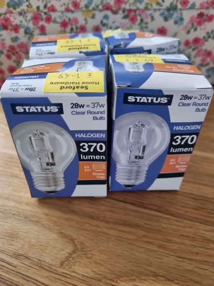 Photo of free Halogen small screw in light bulbs (East Blatchington BN25) #1