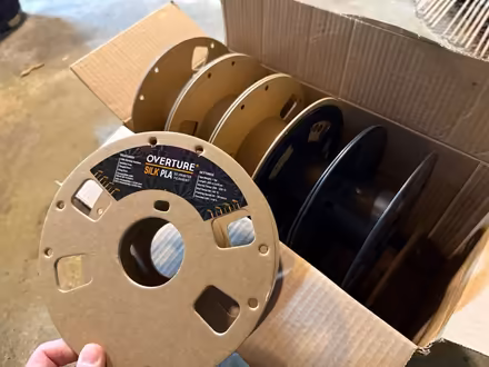 Photo of free 3D printer spools for winding cords (Patterson Park- Dayton) #1