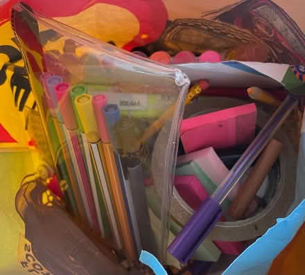Photo of free 2 bags of stationery (Round Green LU2) #1