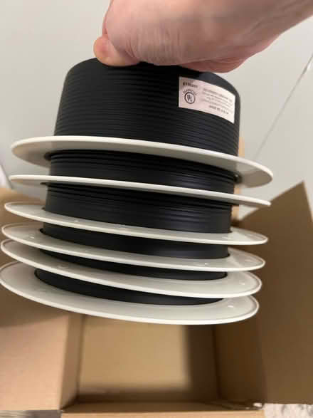 Photo of free 6 recessed light baffles (Columbia) #1