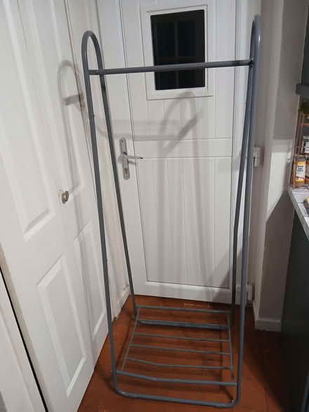 Photo of free Metal clothes hanging rail (Copthorne SY3) #1