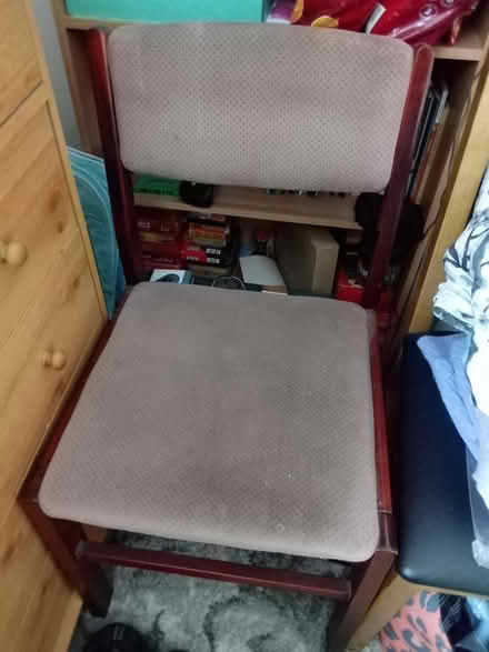 Photo of free 2 matching mahogany dining chairs (Tonbridge) #1