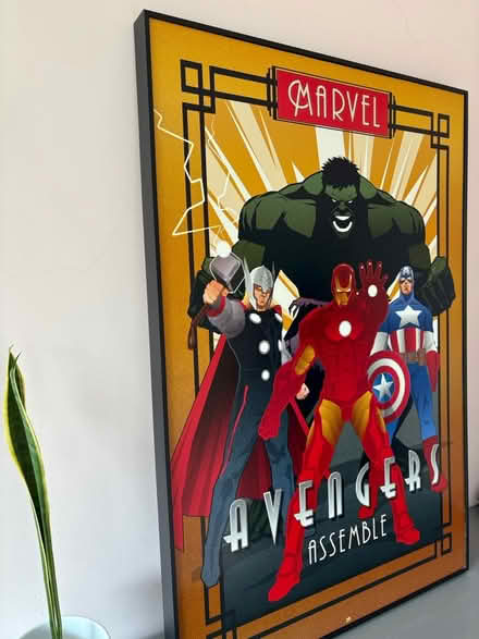 Photo of free Marvel Avengers Assemble print (RG31 6RL) #3