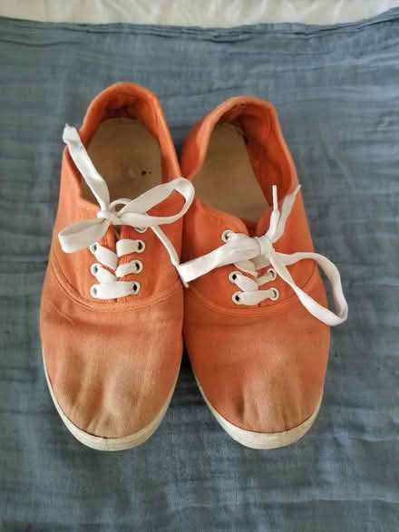 Photo of free Size 5 orange shoes (Gloucester) #1