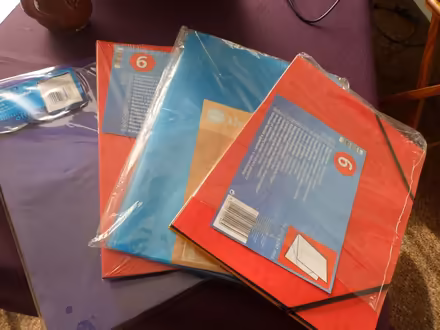 Photo of free 4 Pack A4 Wallet Folders Various Colours 24 Folders in total (Moreton CH46) #1