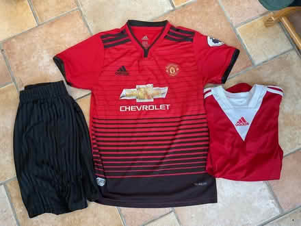 Photo of free Football shirt size 164 , shorts age 11/12 . (Middleton Junction OL9) #1
