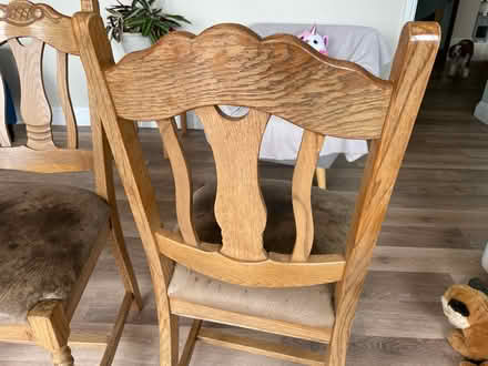 Photo of free Dining chairs x2 (GL54) #4