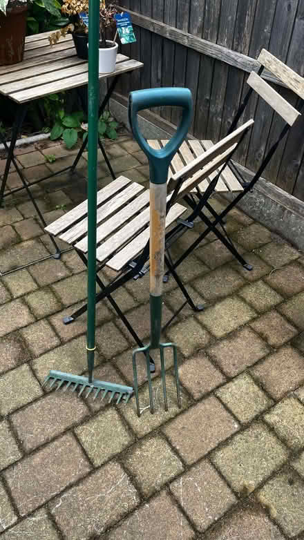 Photo of free Garden Tools - Rake & Pitch fork (Harringay Ladder N8) #2