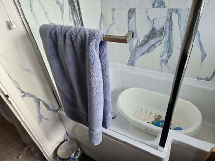 Photo of free glass shower screen L shaped new fixed not pivoting (Rochester ME1) #3