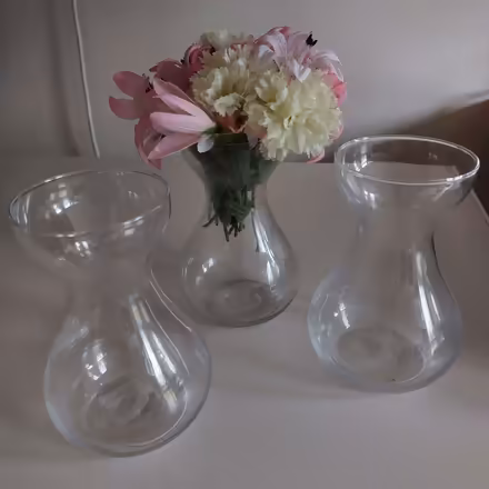 Photo of free 3 glass vases (Fords Farm RG31) #1