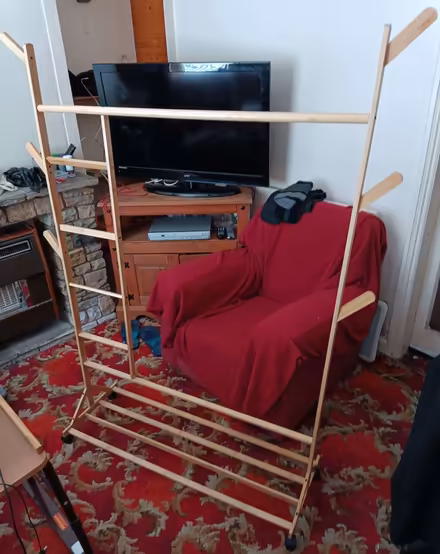 Photo of free wooden clothes rail (Brookhouse LA2) #1