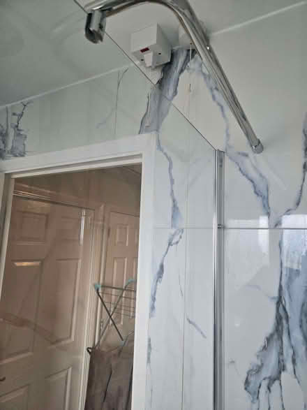 Photo of free glass shower screen L shaped new fixed not pivoting (Rochester ME1) #2