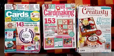 Photo of free card and craft making magazines (Woodseats S8) #1