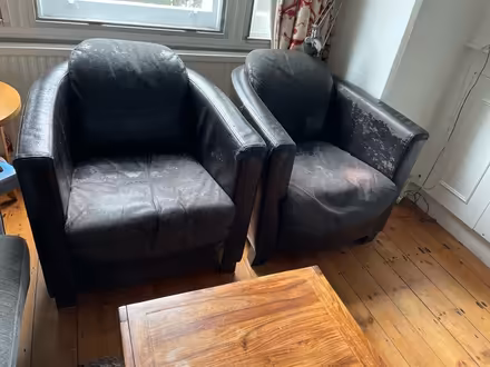 Photo of free Black armchairs (Putney SW15) #2