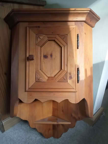 Photo of free 2 Pine corner cupboards (Mynd SY7) #1