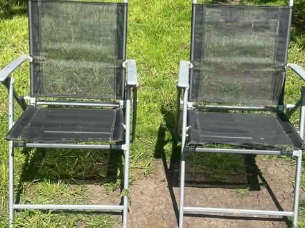 Photo of free 2 folding garden chairs (West Hampstead NW6) #1