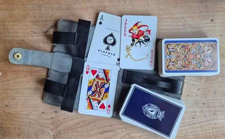 Photo of free Playing cards, leather case (SE1) #4