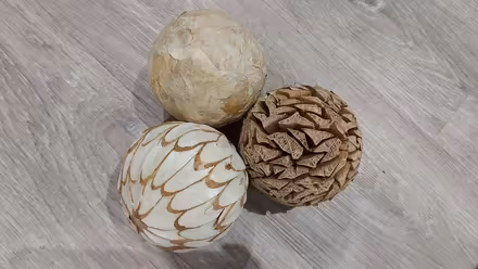 Photo of free IKEA decorative balls/cream/brown (Rowlands Castle PO9) #1