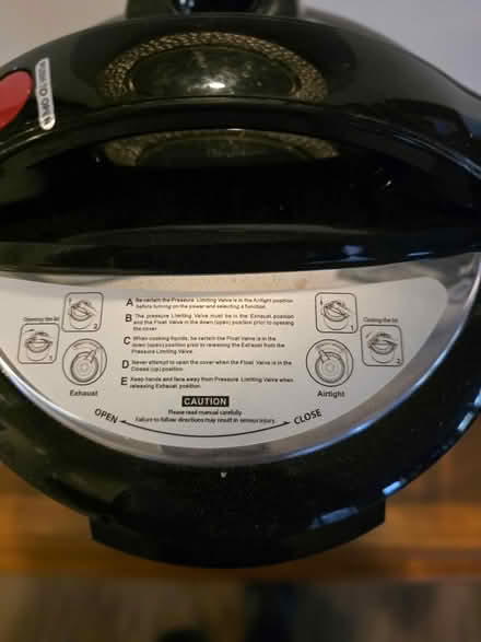 Photo of free Pressure Cooker (Clarksburg, Cabin Branch) #3