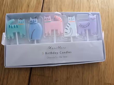 Photo of free Cat-shaped birthday candles (West Kensington W14) #1