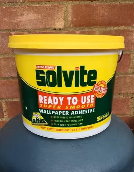 Photo of free Solvite 'Ready To Use' Wallpaper Adhesive. (Woodhall Park SN2) #1