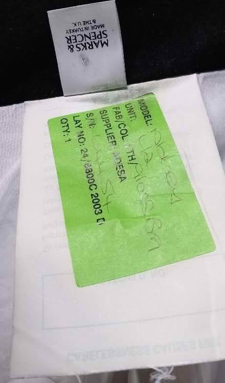 Photo of free Leather M&S settee (Moss Side PR25) #3