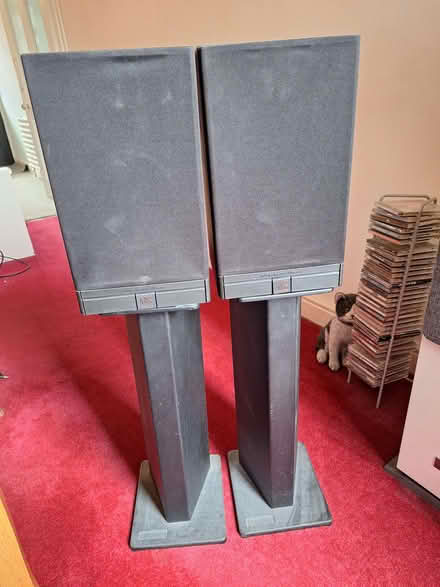 Photo of free Bookshelf speakers and speaker stands (North Watford WD24) #1