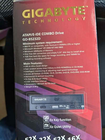 Photo of free Gigabyte DVD reader and CD writer for PC (Golden Triangle NR2) #3