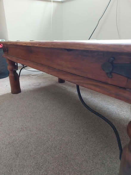 Photo of free Indian-style solid wooden coffee table. (Bings Heath SY4) #2