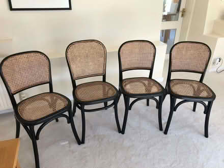 Photo of free Set of four bistro style bentwood chairs (Frilford OX13) #1