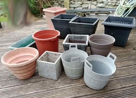 Photo of free 12 large plastic plant pots (North Hinksey OX2) #2