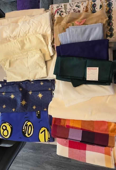 Photo of free Fabric and lining material remnants (Woodford IG8) #1
