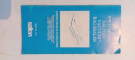 Photo of free Vacuum Bag Sealer (Hackney Cross WR13) #2