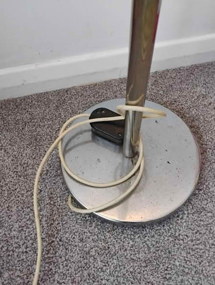 Photo of free Silver coloured standing lamp (Woodingdean BN2) #2