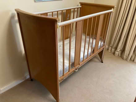 Photo of free Cot with nearly new matress (Blossomfield B91) #2