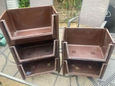Photo of free 5 Addis stackable storage bins (Marlow Bottom SL7) #1