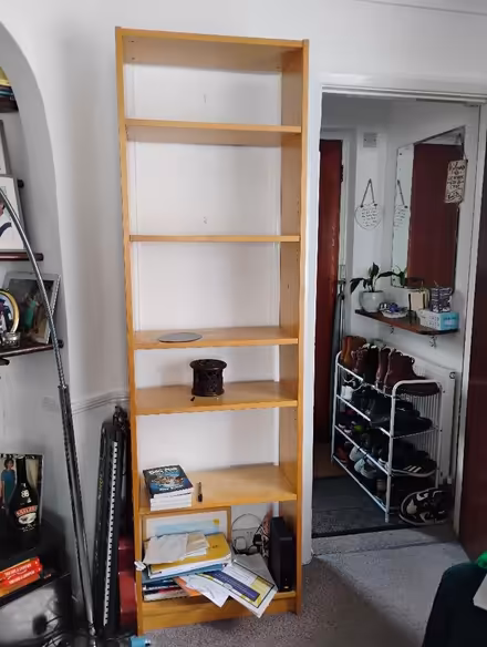 Photo of free IKEA Billy tall oak effect (Woodingdean BN2) #1