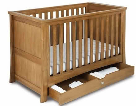 Photo of free Mamas & Papas Ocean Cot Bed (dark oak) (Bagshot GU19) #1