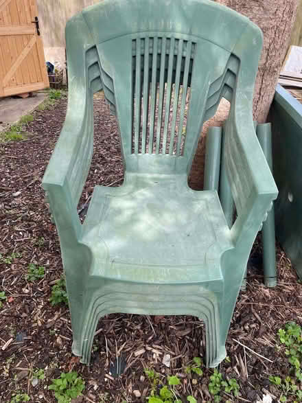 Photo of free Garden table and four chairs (plastic) (Eastbourne BN20) #3