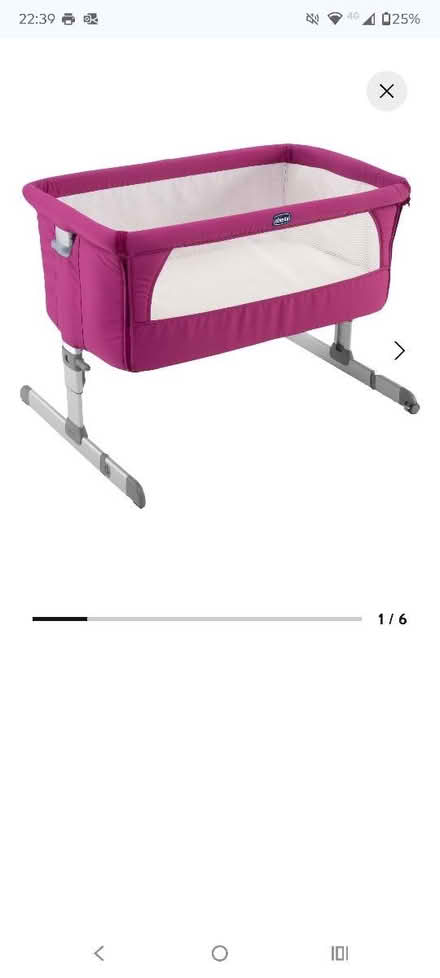 Photo of free Pink Chicco Next To Me Cot (CM11) #1