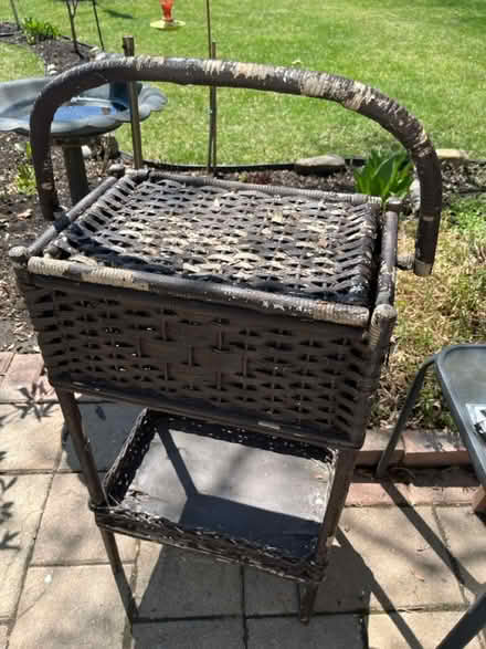 Photo of free Wicker basket stand (Orléans) #1